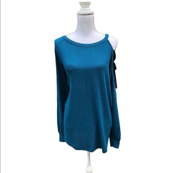 NWT LANE BRYANT Size 22/24 Open Shoulder Sweater - Picture 1 of 6